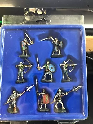$45 • Buy Dwarven Forge Hand Painted Minis Skeleton Troops NEW IN PACKAGE Htf Rare DWA-004
