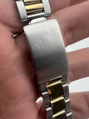 $113.50 • Buy Original Rolex Men 18K GMT-MASTER 78.363.18 L6 Oyster Band With NO End Pieces