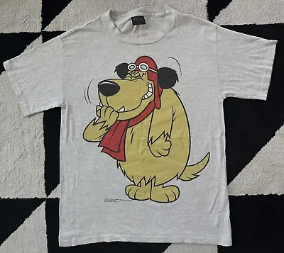 Vintage Wacky Races Muttley T-Shirt Size M Double Sided 1993 90s Hanna Barbera • £79.96