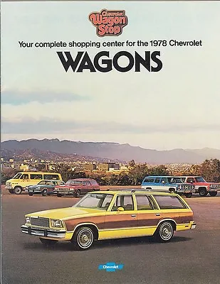 1978 Chevrolet Caprice Impala Malibu Monza Station Wagon NOS Sales Brochure  • $4.99