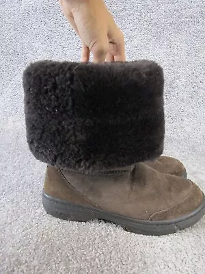 Ugg Boots Womens Size 8 Ultimate Braid 5340 Shearling Lined Vintage Y2k • $20.99