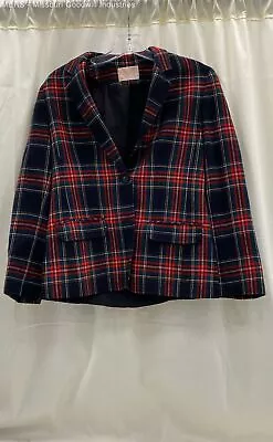 Pendleton Women Multicolor Vintage Plaid Wool Sports Coat - Size 8 • $9.99