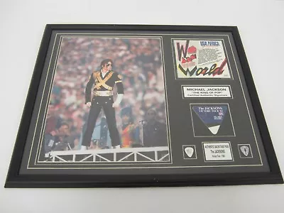 Michael Jackson King Of Pop Signed Framed Matted Backstage Pass PAAS COA LOA • $3999.99