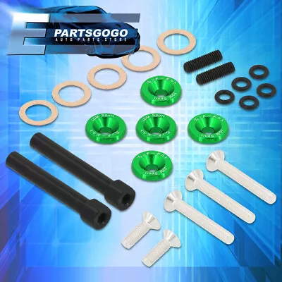 For Acura Honda D15 D16 JDM VIP Low Profile Engine Valve Cover Washer Bolt Green • $15.99