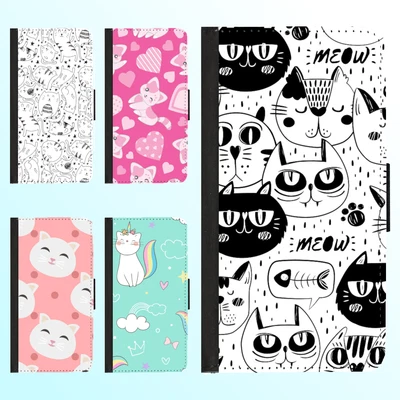 $15.99 • Buy For IPhone 14 13 Pro Max 12 11 Plus Case Flip Wallet Shockproof Cat Kitty Cover 