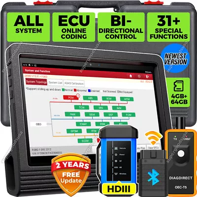 LAUNCH X431 V+ HDIII HD3 Heavy Duty Truck OBD2 Scanner Car Diagnostic Tool TPMS • $1449