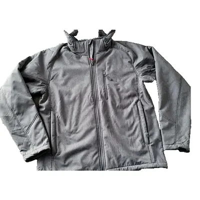 Kirkland Softshell Fleece Lined Jacket Mens Winter Jacket(grey Heatherlarge) • $26.01