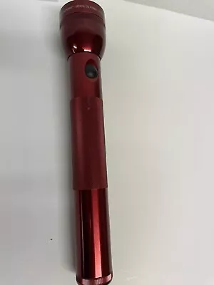 Maglite 3 D Cell Battery Red Flashlight 12   MAG-LITE USA MADE WORKS • $17.99