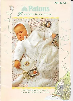 Baby Fairy Tale Knitting Book 16 - 22  Patons 10 Designs • £2