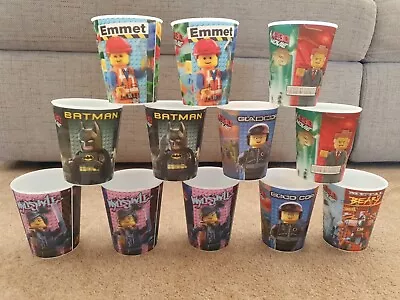 Job Lot 12x McDonalds Lego Movie Hologram Plastic Cups Glasses Beakers • £12.99