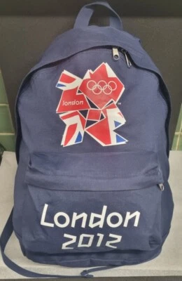 London Olympics Backpack Rucksack 2012 Blue Official Merchandise  • £14.54