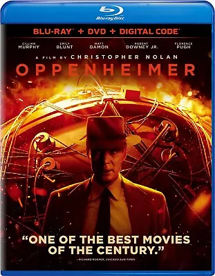 Oppenheimer Blu-ray Cillian Murphy NEW • $17.96