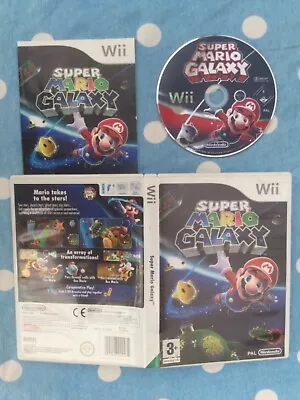 🌟SUPER MARIO GALAXY🌟NINTENDO Wii🌟COMPLETE🌟UK SELLER 🌟FAST UK🇬🇧POSTAGE🌟 • £16.95