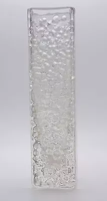 £65 • Buy WHITEFRIARS Nailhead Vase In Rare Clear/ Flint By Geoffrey Baxter, Pattern 9683