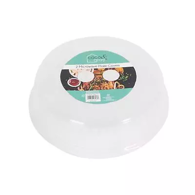 2 Or 4 Ventilated Microwave Plate Covers Kitchen Accessories Lid Food Cover • £5.49