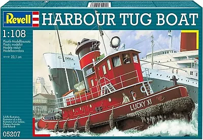 Revell G 5207 Harbor (Harbour) Tug Boat  Plastic Model Kit 1/108 • $20.60