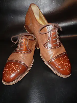 Nice - Moreschi - Brown - Two Tone - Oxford Shoes - Size 8M • $49.95