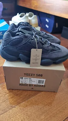 Size US8 NEW Adidas Yeezy 500 Utility Black • $290