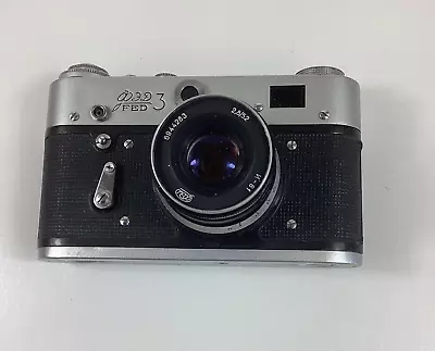 FED 3 Rangefinder Camera - Vintage Photography • $125