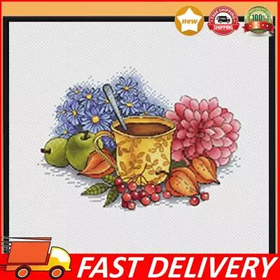 DIY Full Embroidery Print Canvas Kitchen Aid 11CT Cross Stitch Kits 25x21cm • £5.74