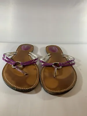 Mossimo Womens Flat Sandals Purple Size 11  • $10.97