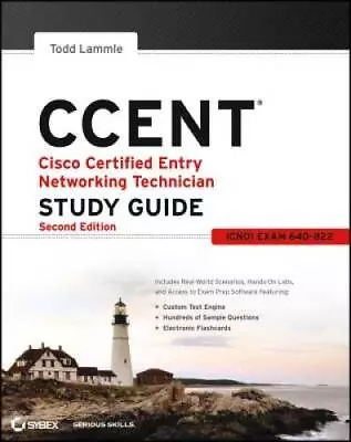 CCENT Cisco Certified Entry Networking Technician Study Guide: (ICND1 Exa - GOOD • $7.72