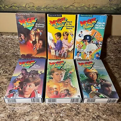 Mcgee And Me Vhs Lot Of 6 ( Epi. 134568) Tested Family Focus On The Family • $14.02