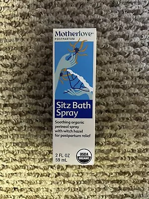 Motherlove Organic Sitz Bath Pain Relief Spray Safe Postpartum Care - 2 Fl Oz • $8.99