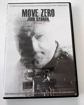 MOVE ZERO Vol 1  By John Bannon - Self-Working Card Magic Trick DVD • £9.99