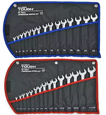 New Hyper Tough 30-Piece Metric And SAE Combination Wrench Set • $35.89