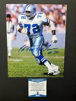 Ed  Too Tall  Jones Autographed Signed Cowboys Legend 8x10 Photo Beckett BAS • $45