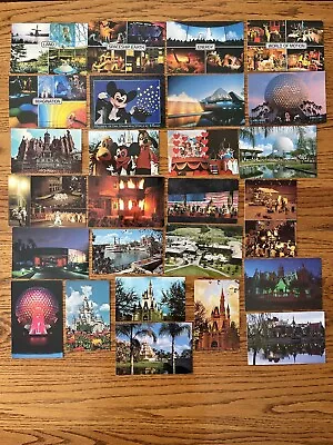 Postcards (26) Disney World Epcot Center Orlando Florida Unwritten Unposted S357 • $10