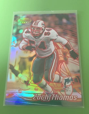 $9.99 • Buy 2002 Bowmans Best Zach Thomas Red Holofoil #d/200 Miami Dolphins 2023 Hofer!