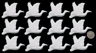 24 X Edible 3D Heron Birds Icing Set Cake Cupcake Toppers Decorations • £8.99