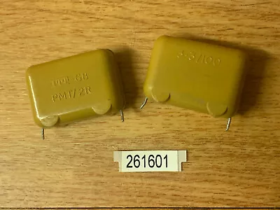 ONE Ex Tannoy Gold ITT PMT / 2R 3.3uF 100V Speaker Crossover Capacitor (261601) • £10