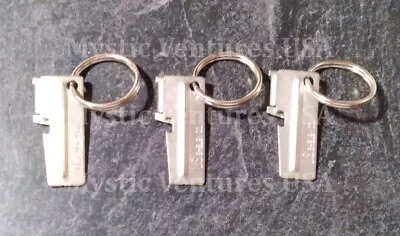 3x GENUINE US Military P-38 Can Opener Key Chains Surplus US Shelby  John Wayne  • $7.49