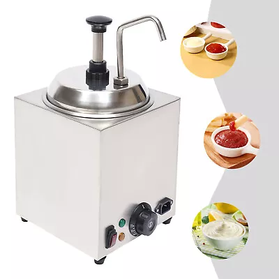 800W 2.5L Stainless Nacho Cheese Dispenser Electric Cheese Warmer Machine • $161.50