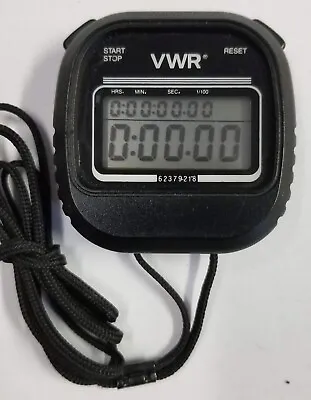 VWR 62379-218 Stopwatch Extra-large LCD Digital High-Quality W/lanyard Shipped! • $21.95