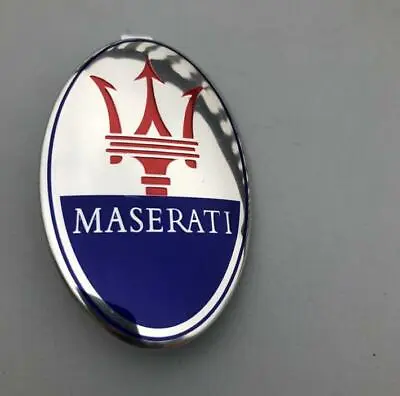 For Maserati Ghibli GT Auto Front Hood Emblem Sticker Decal Badge Blue Car • $25.55