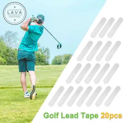 20pcs Lead Tape To Add Swing Weight For Golf Club Tennis Racket Iron Putter • $8.26