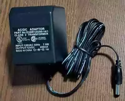 AC/DC Adapter Class 2 Transformer Power Supply 35-D12-200 • $10.99