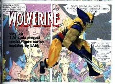 6  Wolverine Crouching Comic Version Vinyl Model Kit 1/6 • $21.95