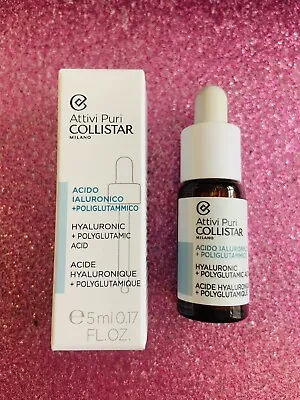 Collistar Hyaluronic Polyglutamic Acid Lifting Facial Serum 5ml Pure Actives • £7.95