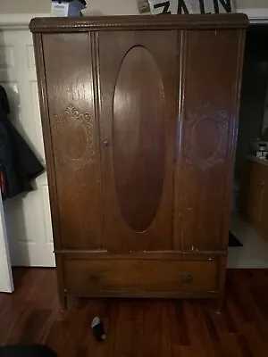 Antique English Pine Primitive Jelly Cupboard/cabinet/pie Safe Local Pickup Only • $50