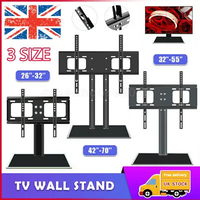 TV Stand Bracket Monitor Desk Top Table Mount For 22-70 Inch  • £16.99
