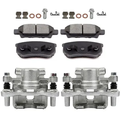 Rear Brake Calipers And Ceramic Pads For 2008-2014 Jeep Compass Patriot • $70.13