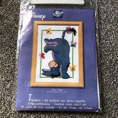 Disney Eeyore Counted Cross Stitch Kit Disney/cute/butterfly/Winnie The Pooh • £5.99