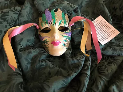 Mardi Gras Miniature Decorative Mask Bayou Beauties By Rebecca Minton 5  • $14.95