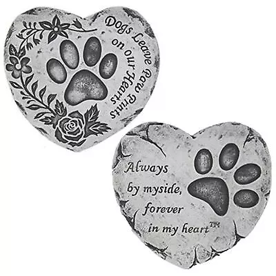 Heart Shaped Pet Memorial Plaque Memory Stone - Dog Or Cat • £4.50