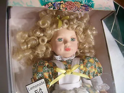 Victorian Garden Collection ~ Genuine Porcelain Doll ~ Cindy Lou ~ By Brass Key • $29.99